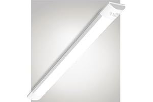 SARAROOM Réglette LED 115CM 40W - Plafonnier Néon 4800lm 6500K Blanc Froid 47.24inch pour Garage, Atelier, Bureau, Chambre - Sans Prise Ni Fil de Terre