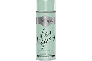 Libéron Peinture aérosol Les vapos, Le Vert Tendre Satin, 400ML