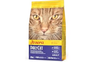 JOSERA DailyCat (1 x 2 kg) | Adult | Premium Trockenfutter für ausgewachsene Katzen | Geflügel & Süßkartoffel | erlesene Kräuter & gesunde Früchte | getreidefrei | Katzenfutter | 1er Pack