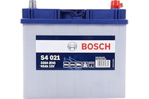 Bosch S4021, Batteria per Auto, 45A/h, 330A, Tecnologia al Piombo Acido, per Veicoli Senza Sistema Start/Stop