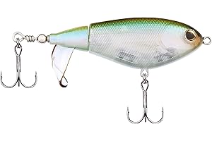Berkley Choppo Topwater Fishing Lure - Esca propulsiva facile da usare per Bass e pesci predatori, crea il massimo disturbo e rumore in superficie - couleurs et tailles