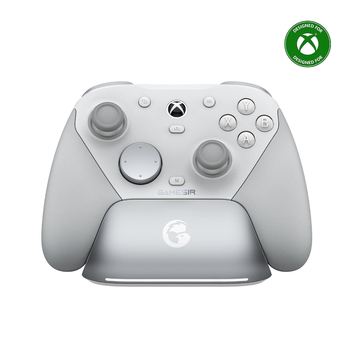 GameSir G7 Pro 1000Hz controller met laadstation voor Xbox Series X|S, Xbox One, Windows 10/11 en Android - TMR joysticks, verstelbare triggers en 4 programmeerbare toetsen - mechanisch wit