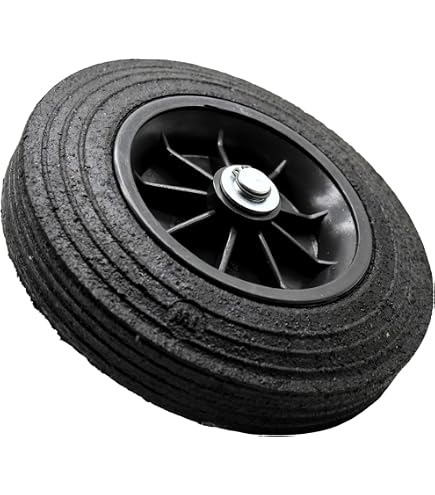 Produktbild von WIKO Schwerlast-Gummiräder 200 Mm – 300 Kg Tragkraft, Polyamid-Nabe, Gleitlager, Für Plattformwagen & Transport