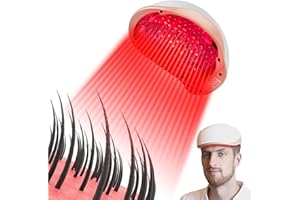 AIMANFUN LED Haarwachstum Laser Cap Licht Haarausfall Behandlung für Frauen Männer - Haarwachstum System für dünnes Haar (82 Laser + 62 licht)