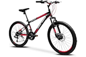 GERONI Bici bicicletta MTB Magnum 24'' Pollici ammortizzata cambio a 21 velocita' Mountain Bike freni a disco