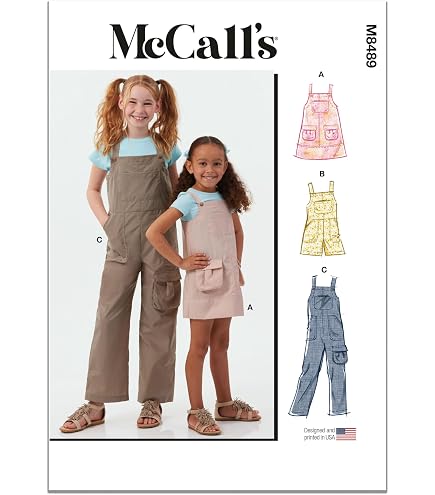 New Look Patron Couture 6465 A Enfant - Haut, Jupe Et Short Faciles à Coudre