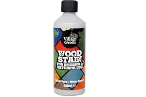 Village Green Tinte para madera a base de agua, verde campo, 250 ml