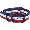 WAMD Zulu Nylon Watch Strap/Watch Band - 18mm, 20mm and 22mm Zulu Nylon Watch Strap - Multicolor Options