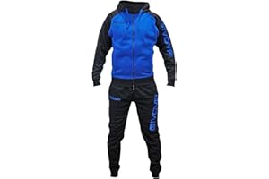 PERSEO SPORT Tuta Uomo Cotone Felpato Cappuccio Givova