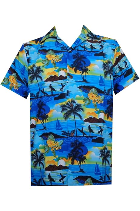 Hawaiian Shirts for Mens Camp Party 