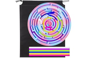 ZUGHXMS Tableau Sensoriel en Silicone, Planche D'activité Sensorielle avec 12 Cordes, Bilatérale Sensory Activity Board, Tableau D'activité Sensorielle Convient 3 Ans aux Enfants Plus et Adultes Autisme