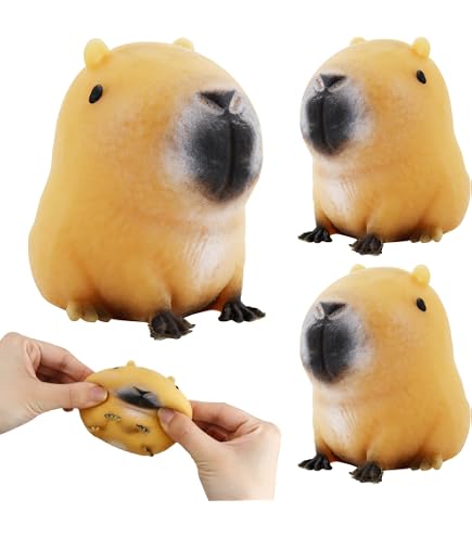 Quetsch Capybara, Squeeze Capybara Stressabbau Spielzeug, Anti Stress Capybara Spielzeug, Quick Rebound Capybara Toy, Niedliches Capybara Zappel Spielzeug Für Kinder, Erwachsene