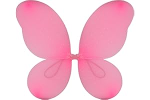 Topkids Accessories Große Feenflügel für Erwachsene und große Kinder, Tinkerbell Kostüm, Erwachsene Engelsflügel, Feenflügel Kinder, Engelsflügel Kinder Schmetterling Kostüm, Zahnfee Kostüm