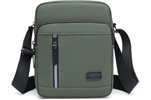 VOLOGLE Borsello Uomo Tracolla, Borsa Tracolla Casuale da Uomo, Borsa a Spalla da Uomo di Grande Capacità, Borse Messenger Impermeabile, Borselli Multitasche per Lavoro Viaggio Quotidiano