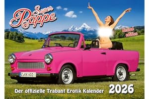 ZILLER PREMIUM QUALITÄT Der neue offizielle Trabant Erotik A3 Kalender Super Pappe 2026