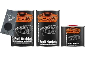 TRISTARcolor Billack burkar för Saab 298 Jet Black Metallic 2,5L