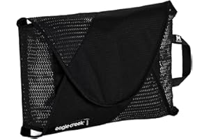 Eagle Creek Pack-It Reveal Garment Folder - Perfect Garment Bags for Travel with Wrinkle-Free Folding Board and Compression Wings to Maximize Luggage Space, Black, M, Travel