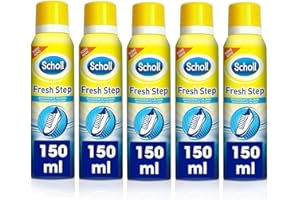 Scholl Pedorex Step Spray Deodorante Scarpe E Piedi 24H 5x150ml