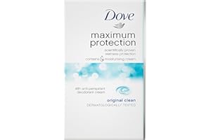 Dove Maximum Protection Original Clean Anti-perspirant Cream Stick with ¼ moisturising cream our most effective deodorant 45 ml