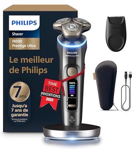 Philips S9000 Prestige Wet & Dry Electric Shaver with SkinIQ