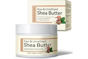NBXINSLF Organic Shea Butter, Raw & Unrefined Shea Butters for Body, Face & Hair, Pure Shea Butter with vitamins A, E & F, Long-Lasting Hydration for Dry Skin, Hair Care, DIY Lip Balm, Natural Moisturize