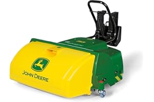 Rolly Toys 409716 rollyTrac Sweeper John Deere, Kehrmaschiene für Traktor rollyJunior, rollyFarmtrac, rollyFarmtrac Classic, rollyFarmtrac Premium, rollyX-Trac, rollyTruck (Unimog), ab 3 Jahren