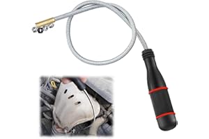 LAFOMUKEA Flexible Magnetic Pick Up Tool, Portable Magnet Handheld Tool with Non-Slip Handle for Picking Up Small Parts and Metal Objects (60 CM)