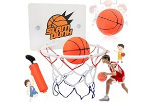 Lankai Mini Canestro Da Basket Per Bambini - Set Completo Con Pompa, Kit Di Basket Da Muro E Camera, Sport Indoor E Outdoor
