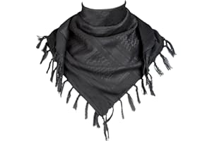 FREE SOLDIER Foulard écharpe Militaire Shemagh Tactique désert Keffiyeh avec Tassel 43 x 43 Pouces