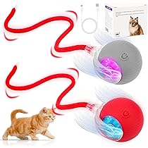 Balle interactive à LED pour chiens - Rechargeable par USB - Convient