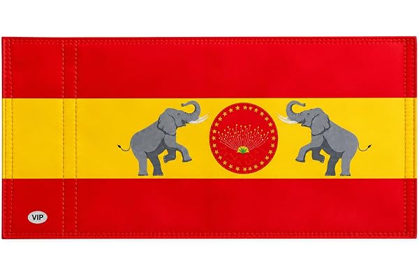 Trume TVK Tamilaga Vettri Kazhagam Car Front Bumper Flag | Double-Sided Premium Polycotton Fabric | Vehicle Front Bonnet Flag