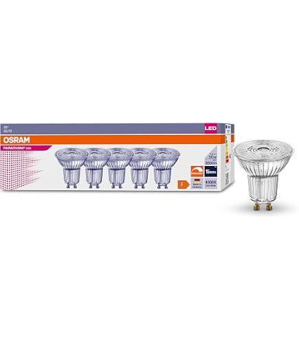 Osram Parathom Bombilla LED PAR16 GU10 8 W 830 blanco cálido 120 grados regulable Osram Parathom Bombilla LED PAR16 GU10 8 W 830 blanco cálido 120 grados regulable