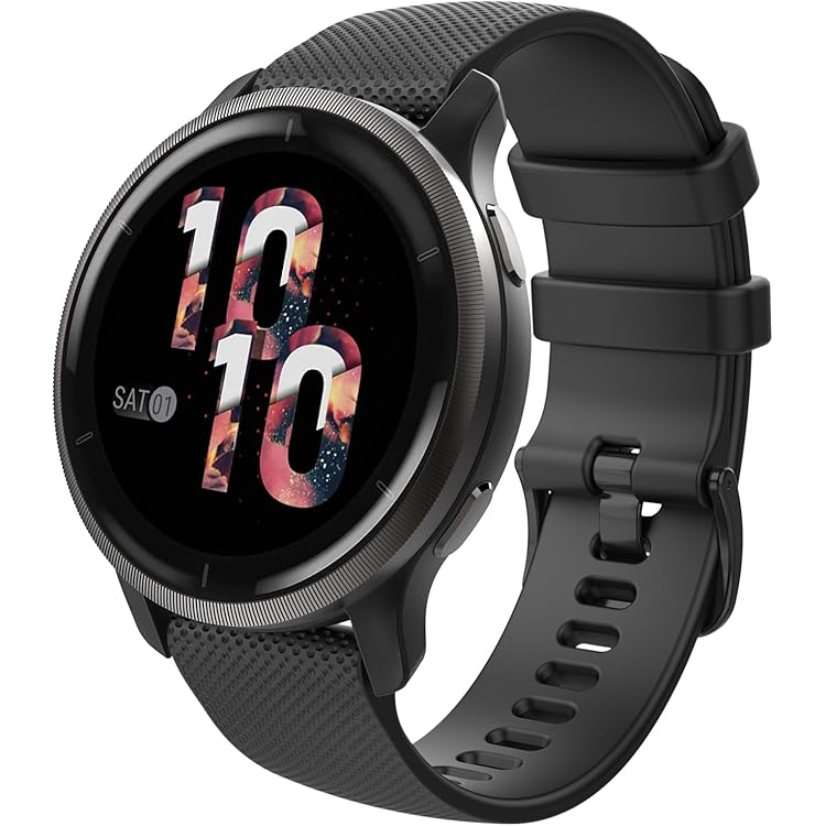 LanQii 18 mm lederen horlogeband Compatibel met Garmin Venu 4 41 mm/Venu 3S 41 mm/Forerunner 265S/Forerunner 255S horlogeband, lederen vervangende armbanden voor Garmin Vivoactive 4S 40 mm/Vivomove 3S