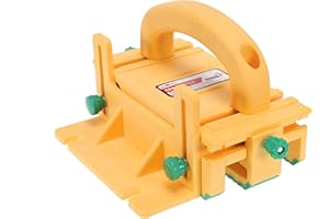 MICROJIG GR-100GRR-Ripper 3D Pushblock for Table Saws, Router Tables, Band Saws, and Jointers by , Yellow
