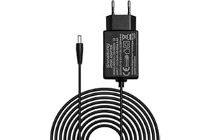 ShineBurky Adaptador de Corriente DC 12V 1A 12W, Fuente de Alimentación Transformador para Tiras LED 2835, Cámaras, Doméstico para Pantallas, Equipos Electrónicos (5.5mm X 2.1mm)