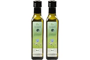 ‎MICHEL´S NATURPRODUKTE Bio Borretschöl Flasche 500ml (2x250ml) mühlenfrisch kaltgepresst aus 1. Pressung, natives Öl 100% naturrein