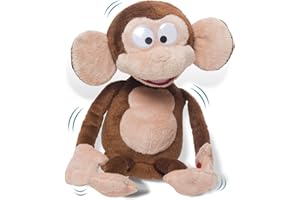 Club Petz Funny Monkey, Animal en Peluche Interatif avec des Rires et Mouvements Fous pour Beaucoup d'amusement, Jouet Cadeau pour Filles et Garçons à Partir de 18 Mois