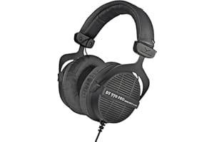 beyerdynamic DT 990 PRO Edizione Limitata Nera 250 Ohm. Cuffie over-ear cablate su un lato per il mixing, mastering e editing.