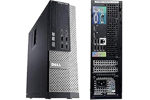 DELL (Upgraded) Optiplex 7020 SFF - Small Format Computer | Core i7-4770 - 256GB SSD + 1TB HDD - 16GB RAM | 8 Cores @ 3.4GHz Win 11 Black (Refreshd) With Wifi