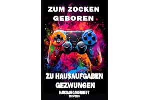 Hausaufgabenheft 2025/2026: Schülerkalender , Schulplaner schüler Teenager Jungen ,Gamer, für ein Jahr mit Stundenplänen DIN A5