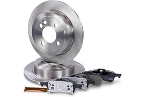 BESTPRICE Juego de frenos eje trasero incl. discos de freno Ø 259 mm completos + pastillas de freno traseras, compatible con MINI MINI (R50, R53)