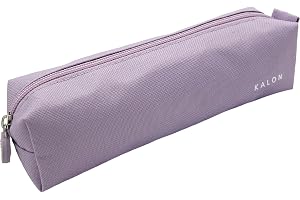 Q Kalon Pennfodral Lila | 1 Fack, Multifunktionellt Pennfodral, Slitstark Polyester, Storlek 22,5x6x6 cm, Skolmaterial