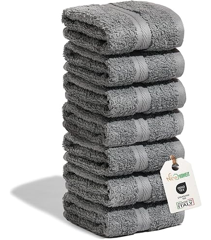 Mindsoft Waschlappen-Set – 21 Stück, 35,6x35,6 Cm, 100% Baumwolle, Saugfähig & Weich, In Gelb