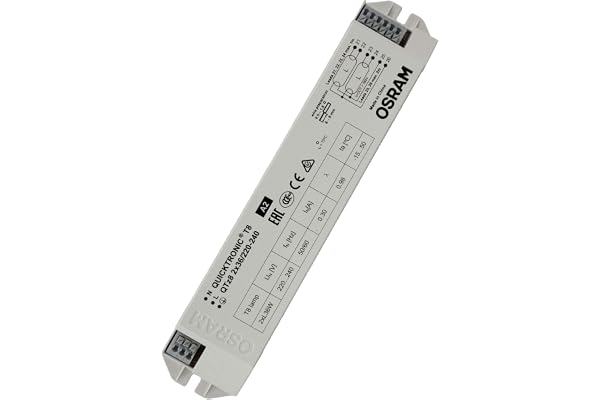 OSRAM elektronisk förkopplingsdon (EVG), QUICKTRONIC QTz8, EVG LL/KLL non-DIM, QTZ8 2X36/220-240