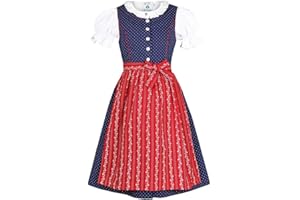 Isar-Trachten Mädchen Kinderdirndl mit Bluse