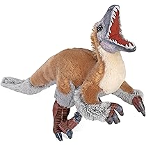 Wild Republic Diplodocus dinosaurus pluche knuffeldier blauw paars Staand - België