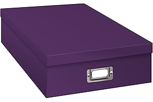 PIONEER PHOTO ALBUMS Pioneer Jumbo Boîte de Rangement de Scrapbooking, Violet