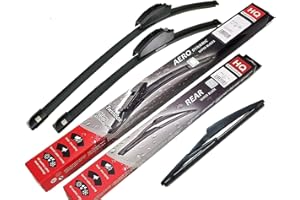 HQ AUTOMOTIVE Aero Flat Windscreen Wipers Wiper Blades Fit TOYOTA Prius 2016-2021 Front Rear ADC61-821|HQ16P