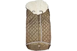 VARIOUSS Saco de Silla de Paseo UNIVERSAL-INVIERNO-IMPERMEABLE (Marron)