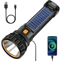 Torcia A LED Piccola E Super Luminosa - Torcetta Portatile Impermeabile, 210-230 Lumen, Ricarica USB-C, Per Esterni E Emergenze